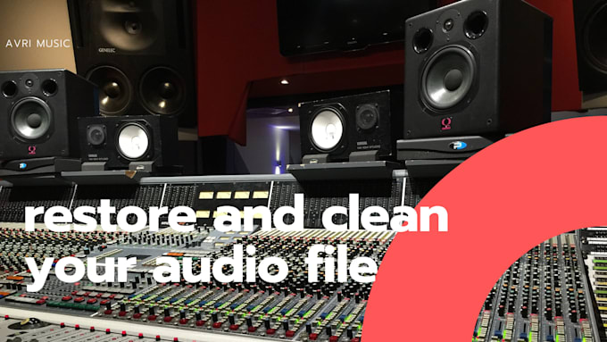restore and clean your audio file