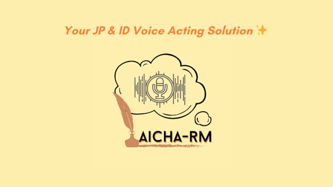 voice over or acting in bahasa indonesia for you
