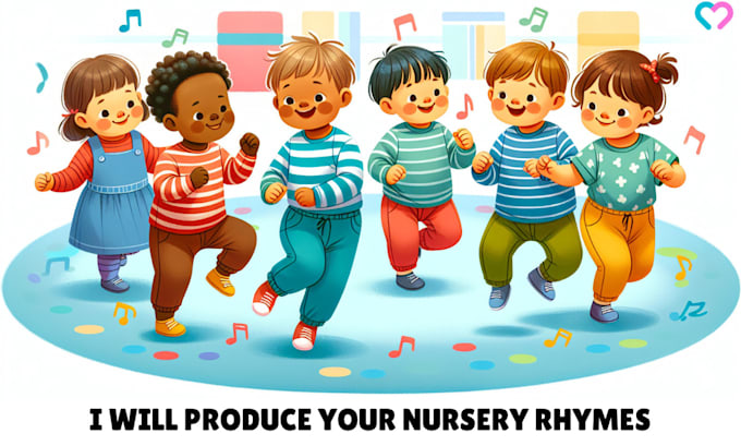 write sing produce kids song, nursery rhymes, children fun learning music