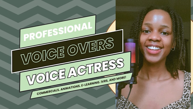 record a dynamic conversational female voice over in english