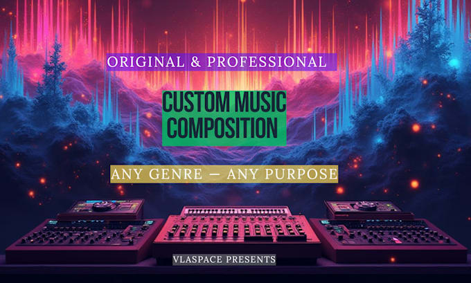 create and produce original custom music in ambient and chillstep styles