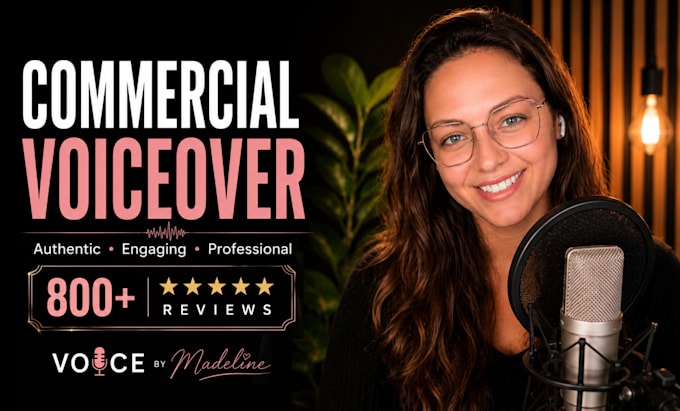record a natural and engaging female voice over