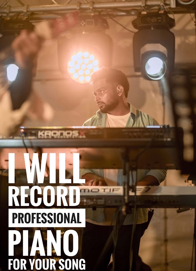 record professional piano for your song or background music