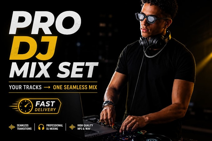 create a professional dj mix set for your event