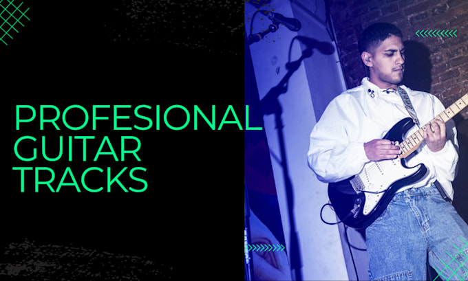 record professional electric guitar, studio quality