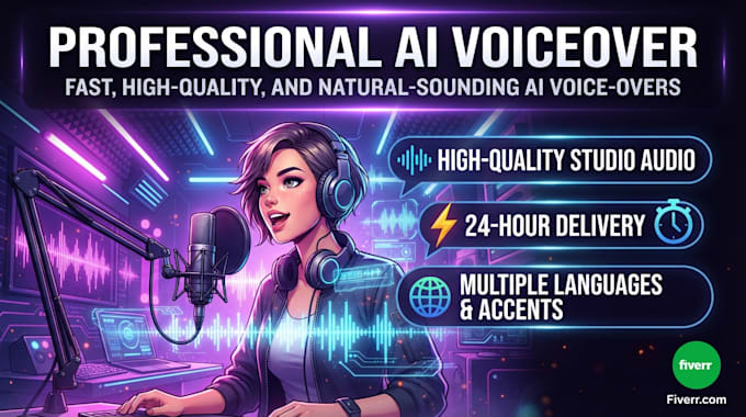 do professional english voice over using eleven labs