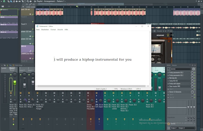 create an exclusive hip hop instrumental for you