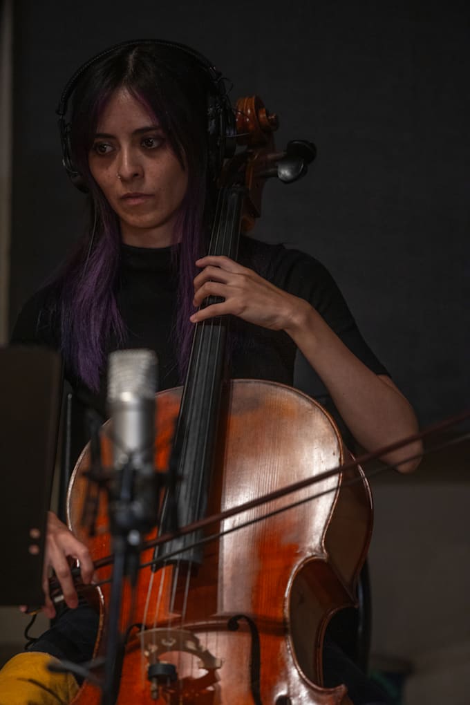 record the cello part for your project as fast as flash