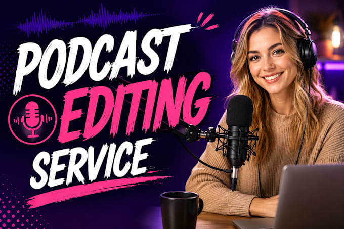 do audio and vidoe podcast editing, weekly and monthly podcast editing service