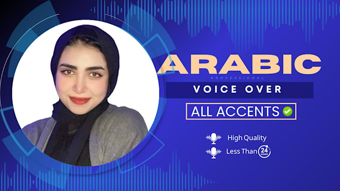 do a professional female arabic voice over