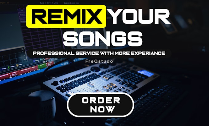 remix your song into any edm music house dubstep trap