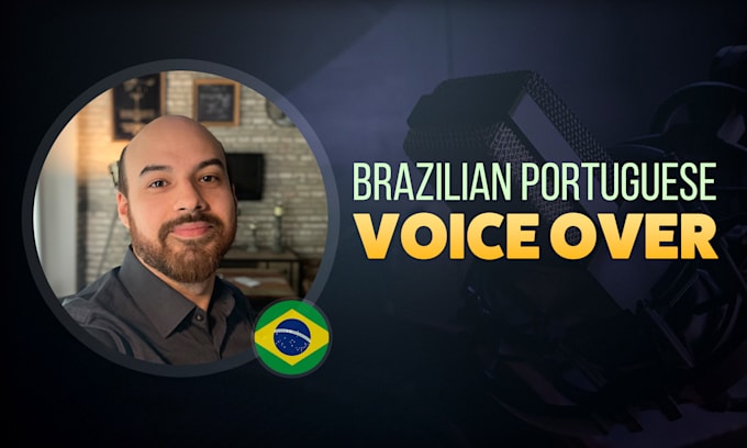 record the portuguese voice over in your project