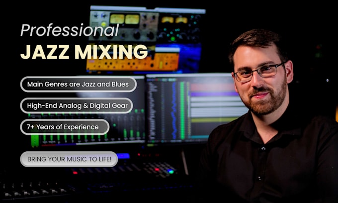 mix and master your jazz, funk, or blues song