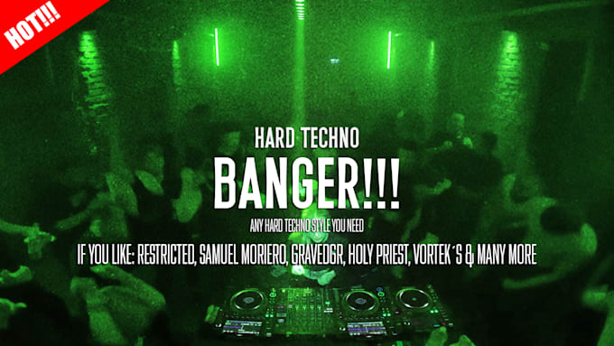make a professional hard techno song or remix
