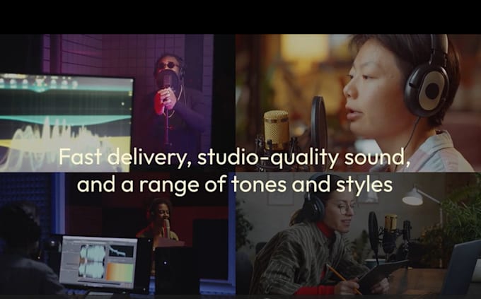 record a friendly professional female voice over in 24hrs