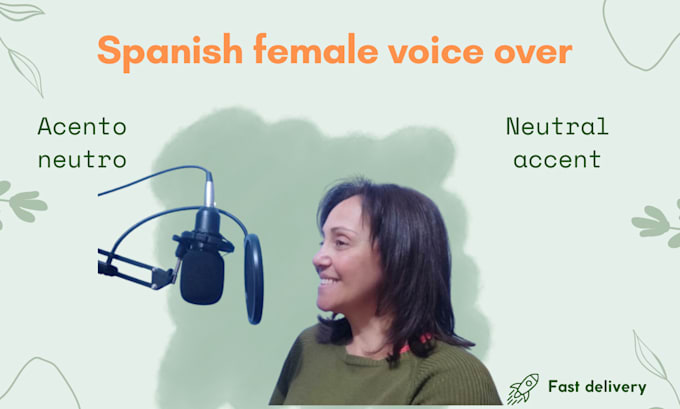 be your female voiceover in spanish