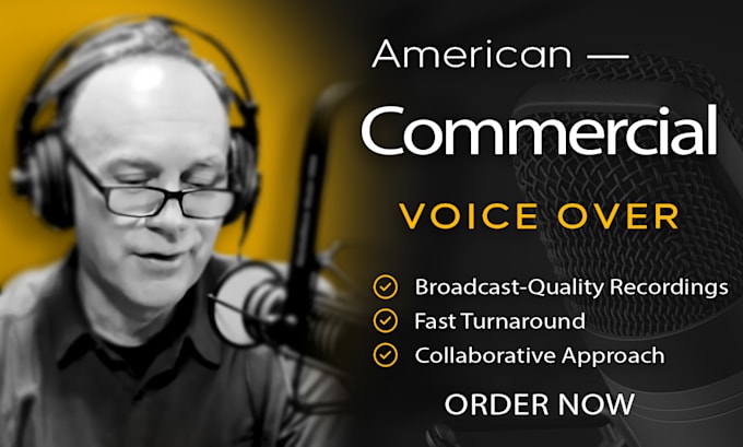 be the real human voice in your commercial