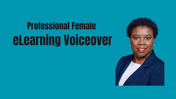 record a professional american female elearning voice over