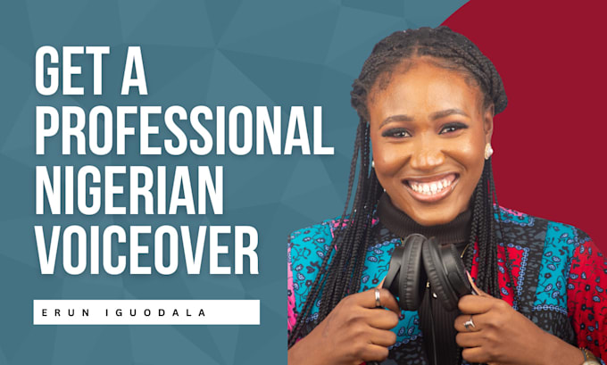 record a female african nigerian or pidgin voiceover