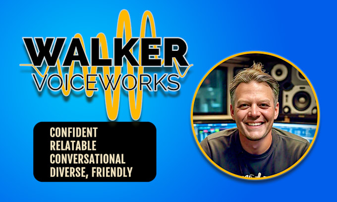 record a professional american male voice over
