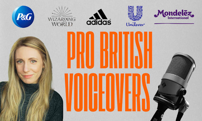 record a professional british female voice over