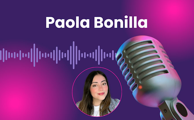 narración voz en off femenina o de doblaje