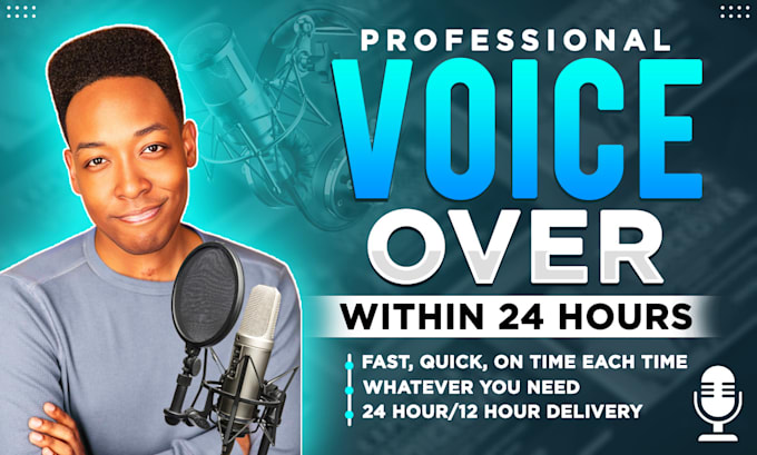 voice an urban young black male voiceover in 24 hours