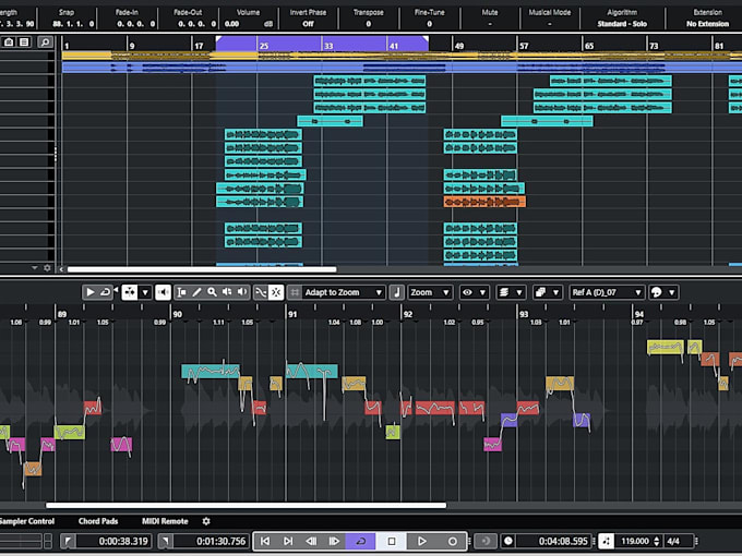 clean edit manually pitch correct and time align your vocals