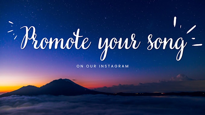 Promote your song on my instagram by Musicthatfix Fiverr