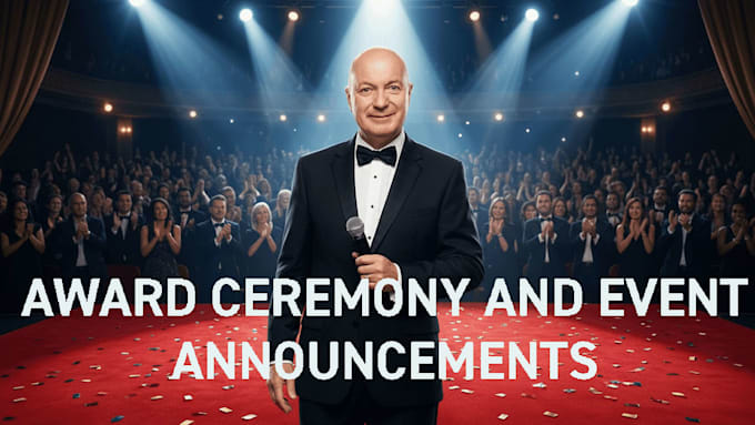 record your award ceremony voiceover announcements