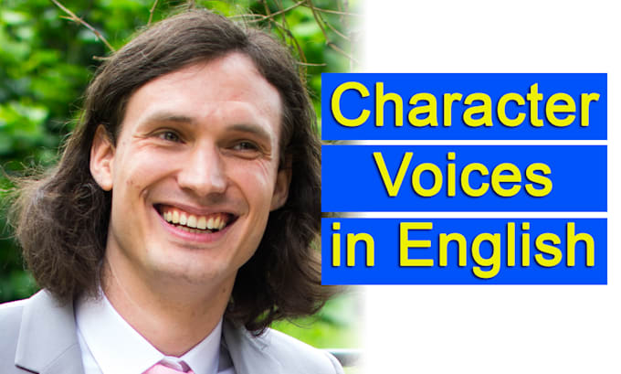 do character voices in english