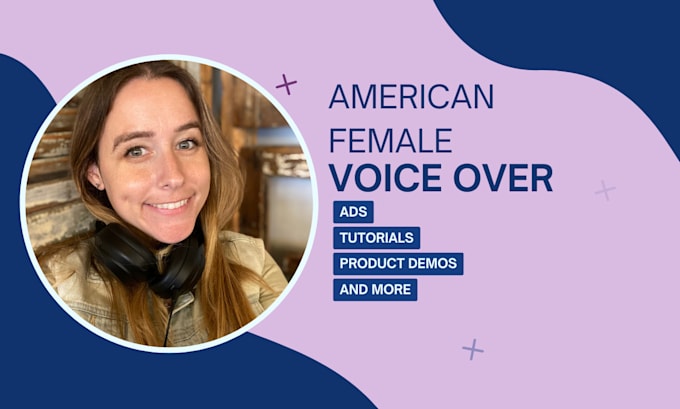 record a pro american female voiceover for your script