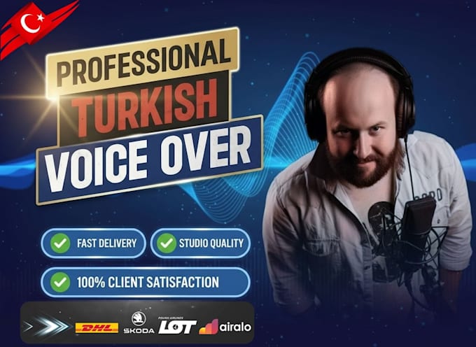 record a professional turkish voice over