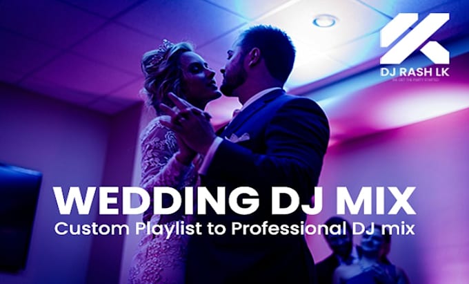 create custom wedding music playlist, dj mix