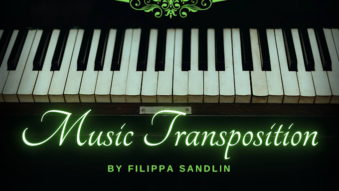 transpose and edit sheet music