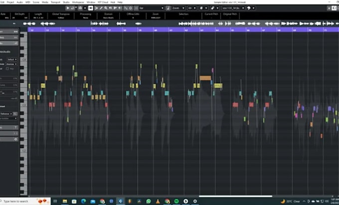 do your vocal pitch and time correction, mixing, mastering