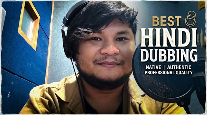 do hindi dubbing, voicing with my 30plus character voices