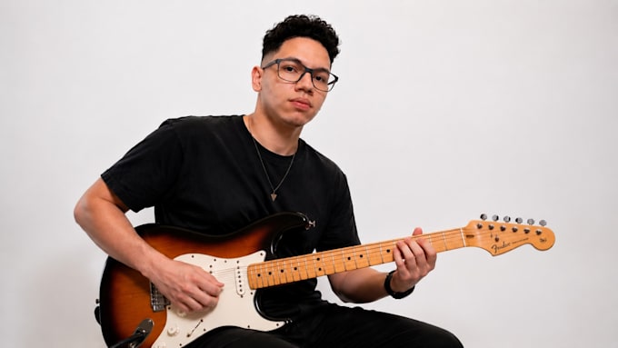record electric guitars for your song