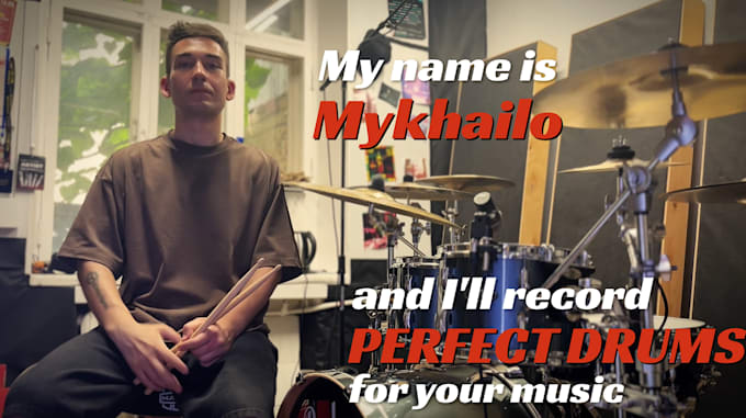 professionally record acoustic metal drums