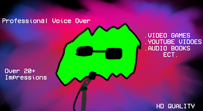 be your cheap male voice actor for characters and more