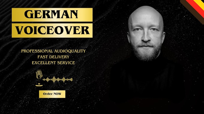 record a male voice over for your advertisement