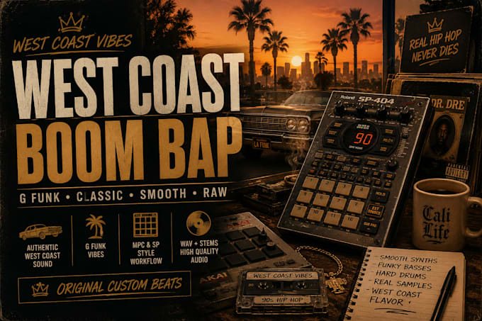 create west coast g funk hip hop beats