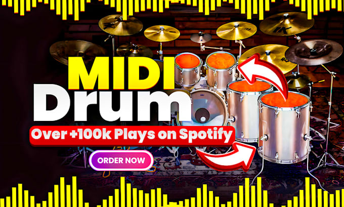 do the best modern and realistic drum midi for you