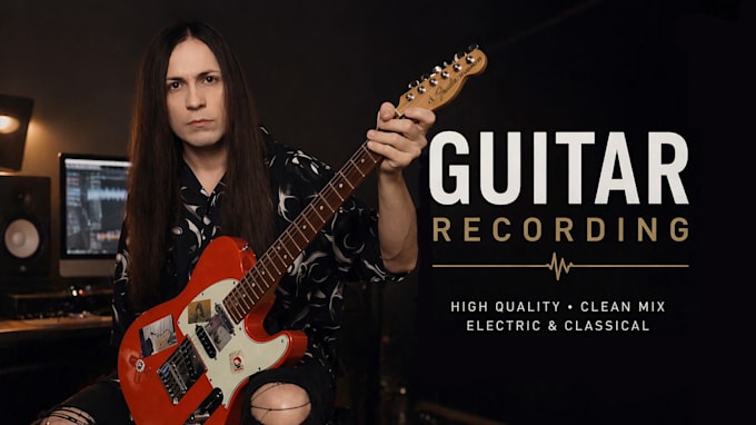 record electric and classical guitar for pop, rock, metal