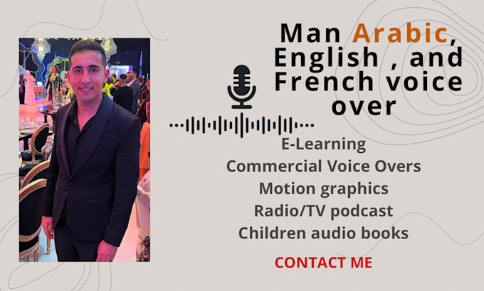 record a professional arabic man voice over