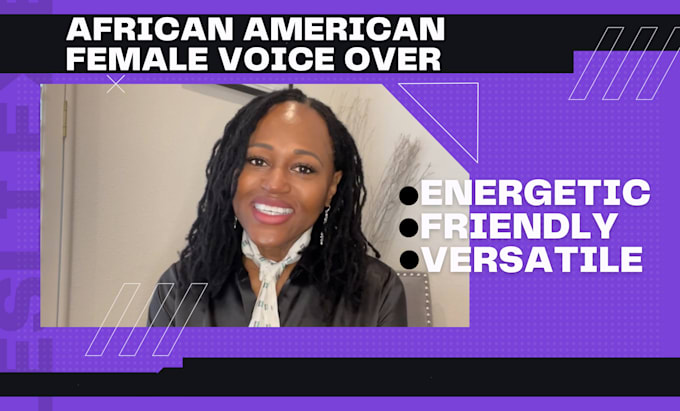 record an african american female voiceover