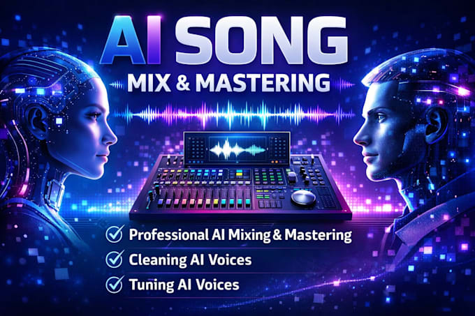 clean mix and master your ai generated song from suno ai