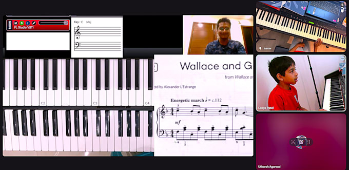 teach you play any song on piano or keyboard easy tutorials