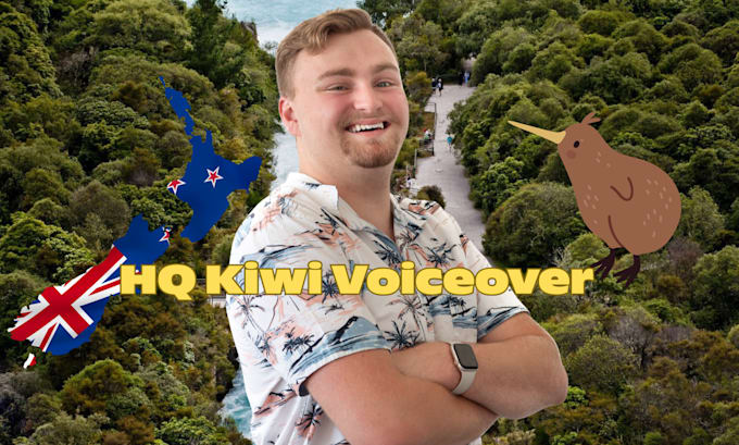 record your commercial in a youthful new zealand accent