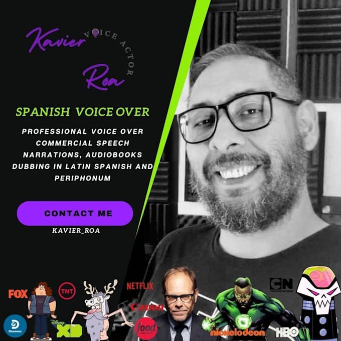 record voice for any in latin spanish dub and commercial
